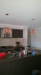 Installation of pendant lights