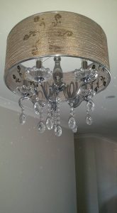 Chandelier installation