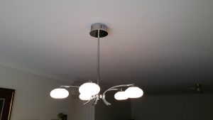 Pendant light installation